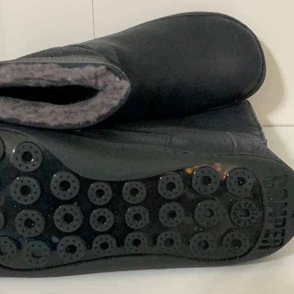 Camper black calf height boots barefoot style - Picture 5 of 5